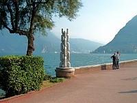 an der Strandpromenade Lugano